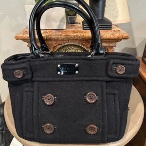 Kate Spade Black Button Satchel